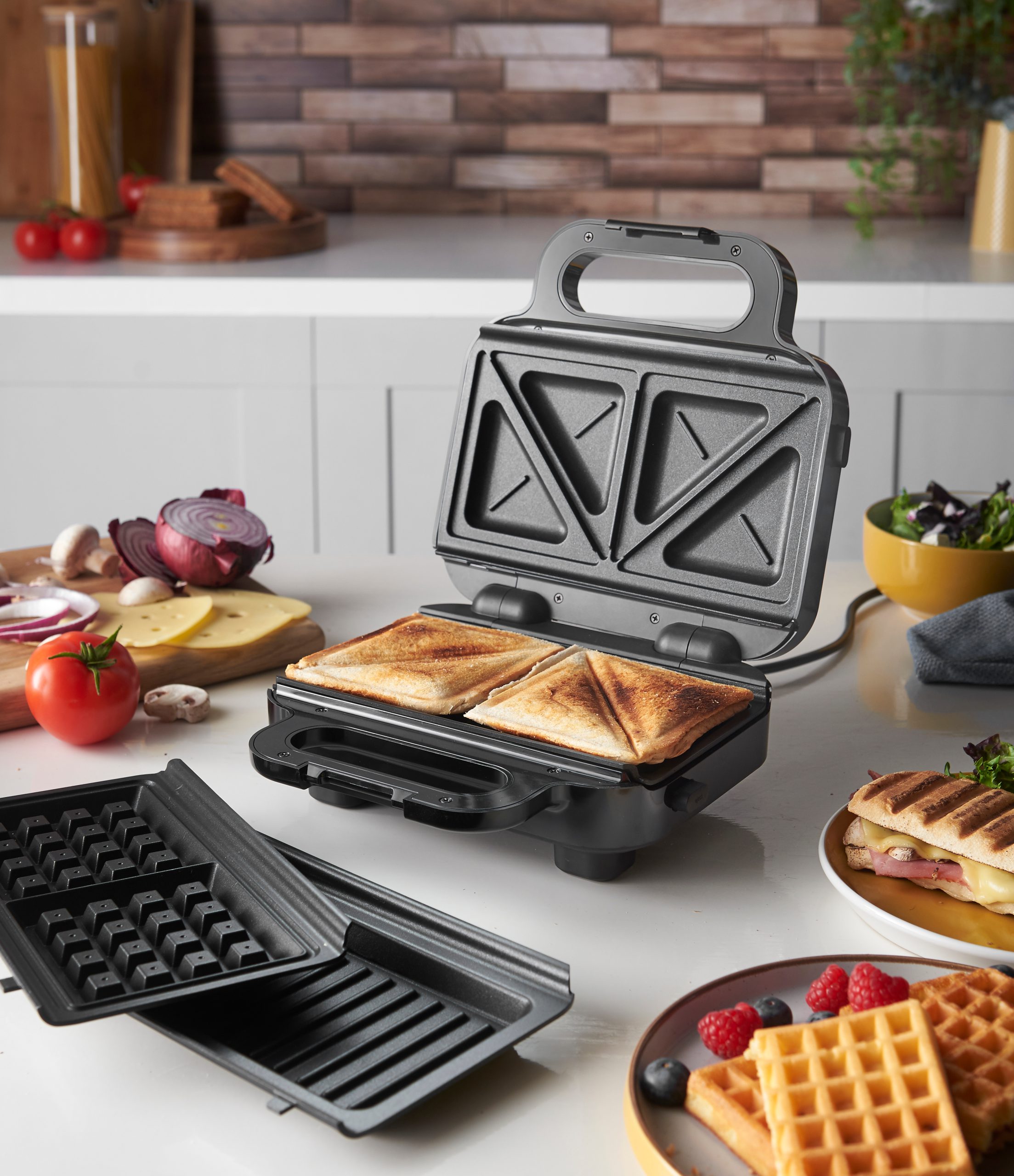 RUSSELL HOBBS 26810-56/RH Creations 3 az 1-ben szendvics-, gofri- és grillsütő, 750 W – 13. kép
