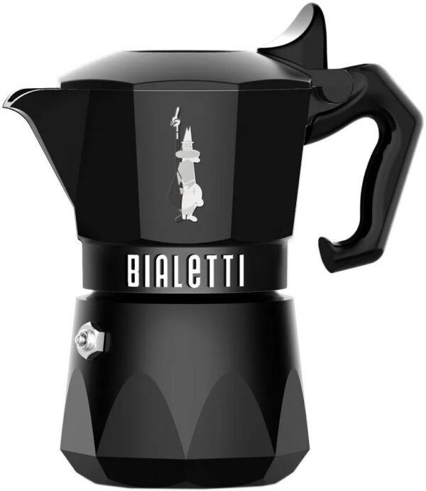 BIALETTI 9071 Brikka Noir Exclusive 2 adagos fekete kotyogós kávéfőző