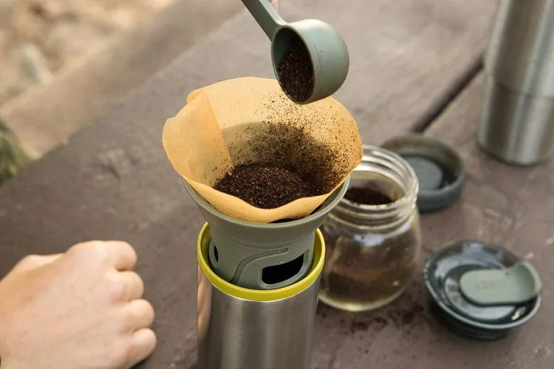 WACACO WCUPPA kompakt pour-over kávékészítő rozsdamentes acél bögrével – 4. kép