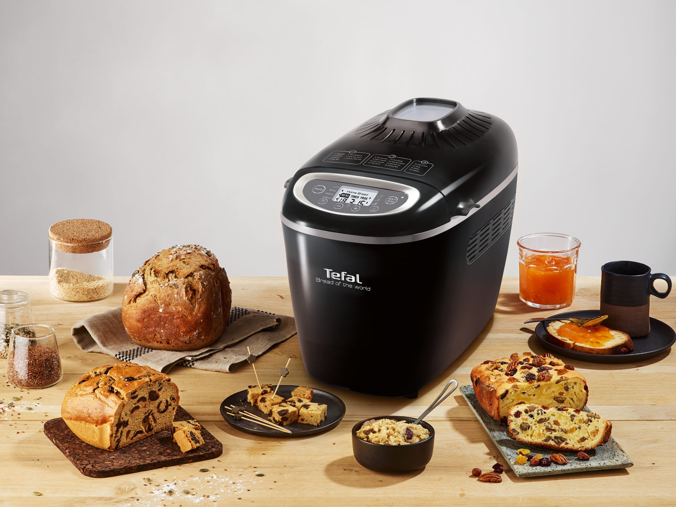 TEFAL PF611838 Bread of the World fekete kenyérsütő 19 programmal – 6. kép