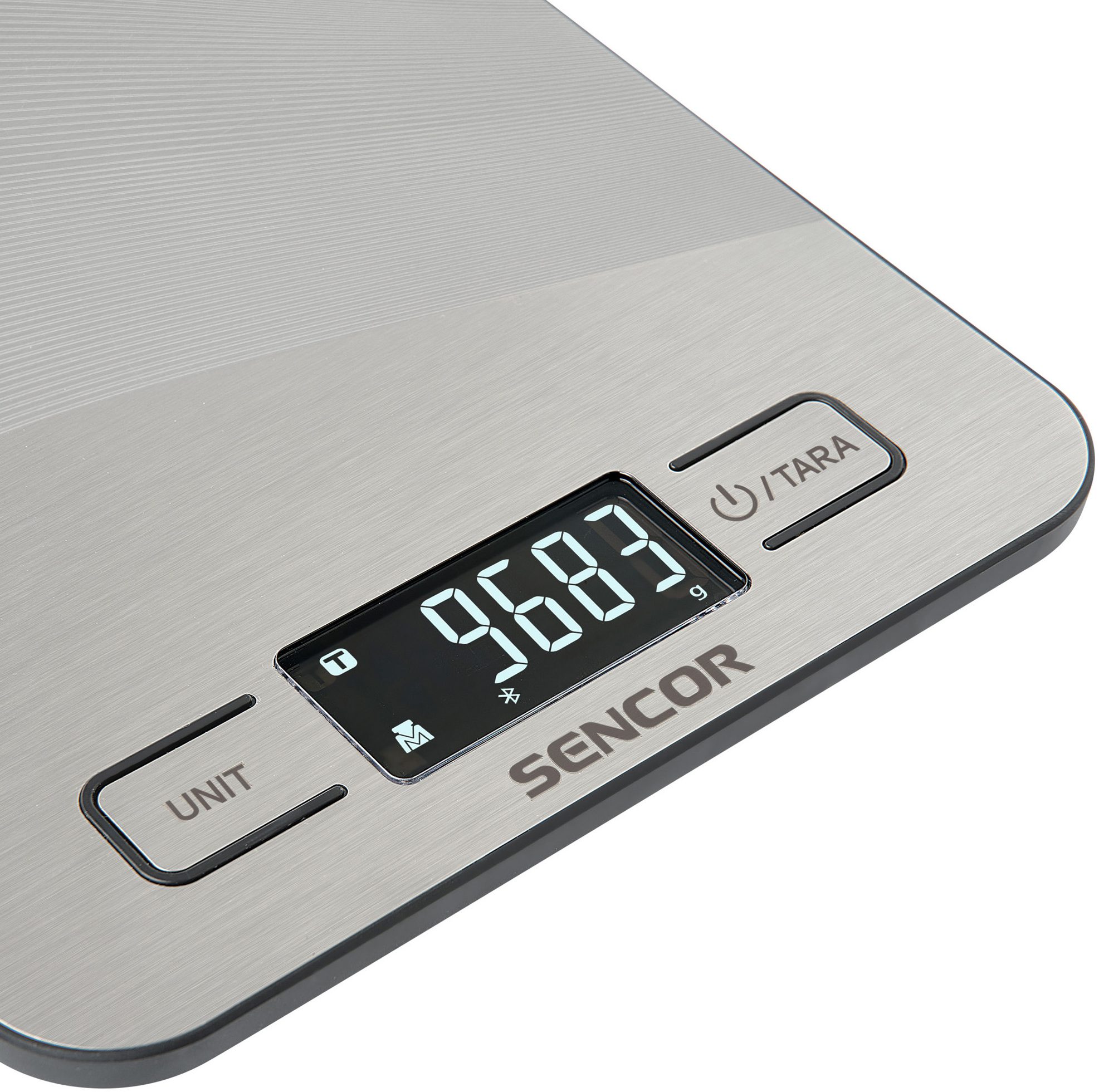 SENCOR SKS 8080 intelligens konyhai mérleg Bluetooth-kapcsolattal, szürke – 2. kép