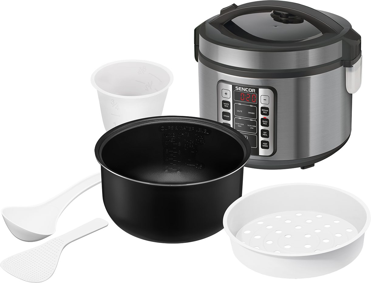 SENCOR SRM 3151BK többfunkciós rizsfőző, 1,5 literes – 3. kép