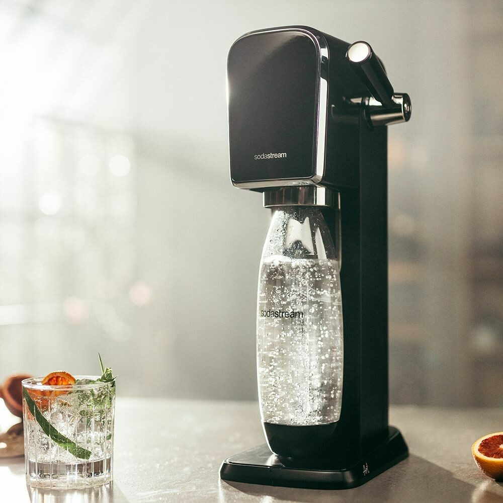 SODA STREAM 42004916 SM ART CQC fekete szódagép ergonomikus karral – 3. kép