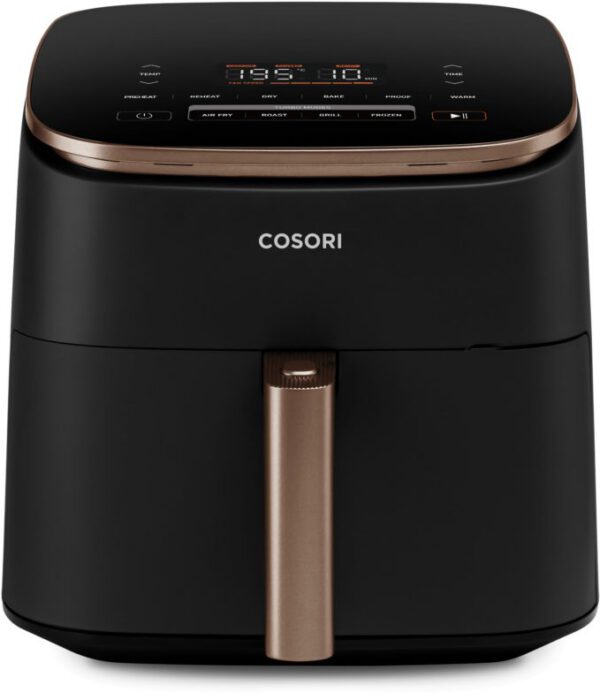 COSORI CAF-DC602-KEUR Turbo Blaze 6 literes air fryer, 1725 W, fekete