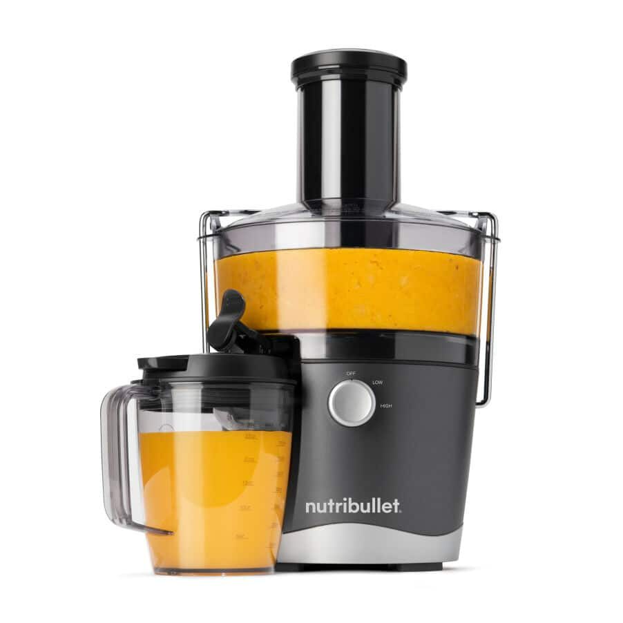 NUTRIBULLET NBJ100G gyümölcscentrifuga 800 W teljesítménnyel, szürke – 2. kép
