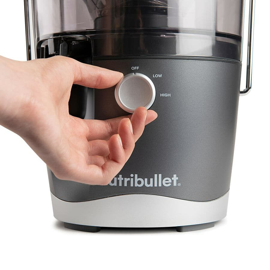 NUTRIBULLET NBJ100G gyümölcscentrifuga 800 W teljesítménnyel, szürke – 4. kép