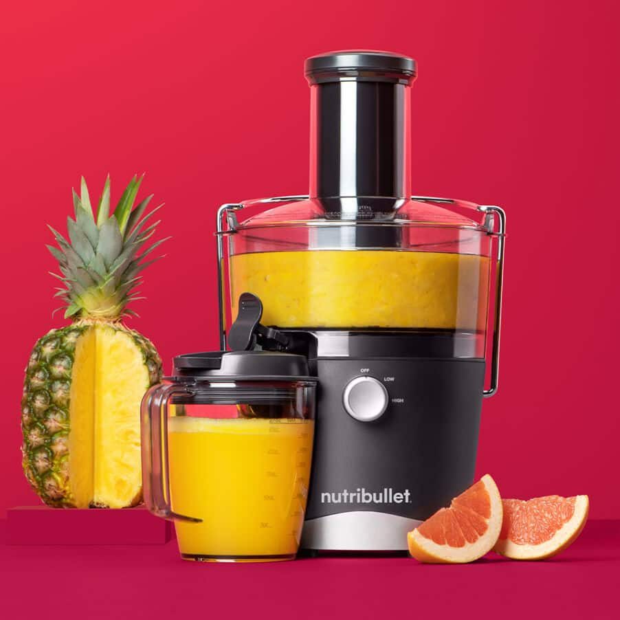 NUTRIBULLET NBJ100G gyümölcscentrifuga 800 W teljesítménnyel, szürke – 8. kép