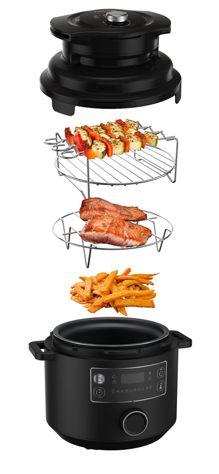 TEFAL LF101810 Turbo Crisp forrólevegős sütőtartozék készlet – 3. kép