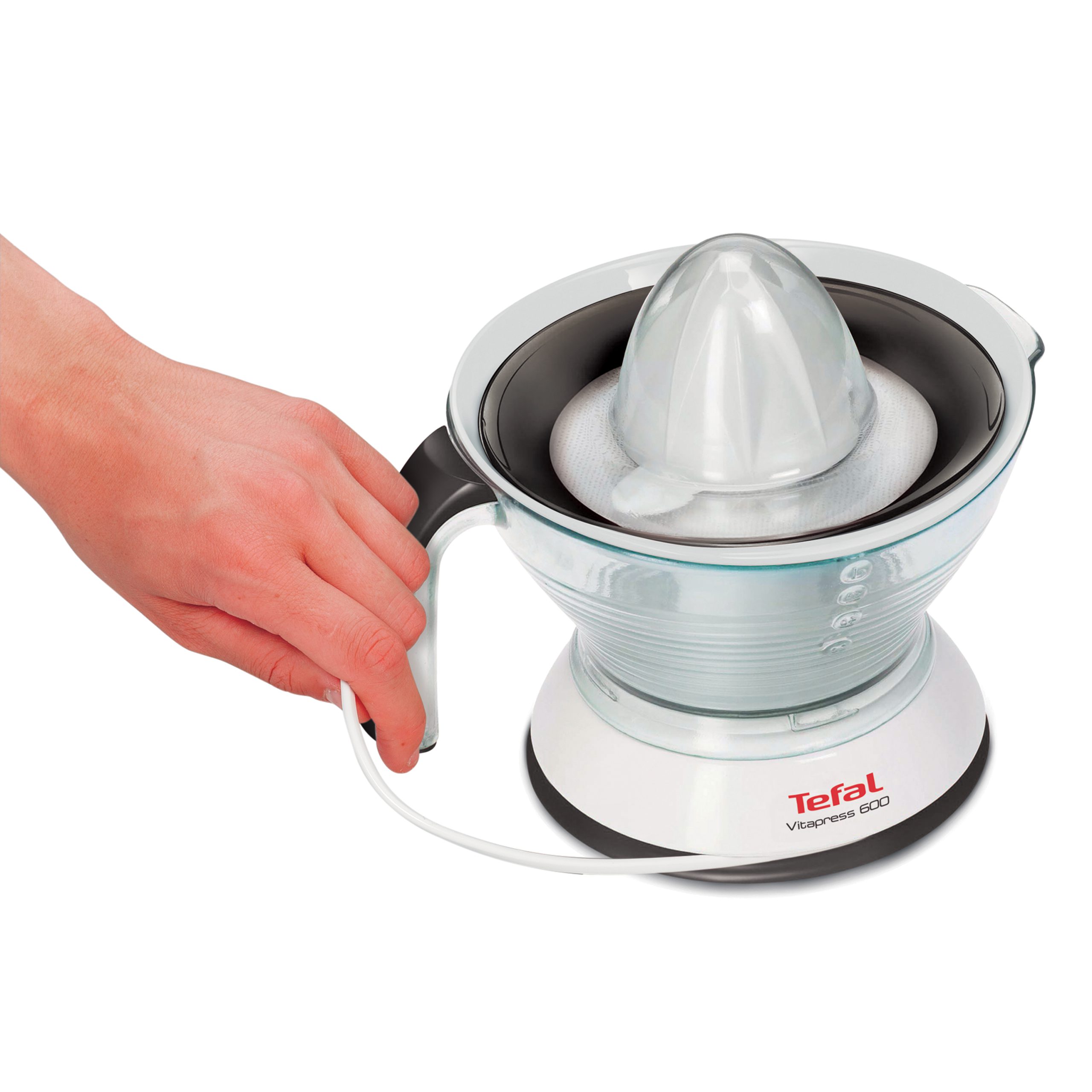 TEFAL ZP300138 VitaPress citrusprés 0,6 literes létartállyal – 6. kép