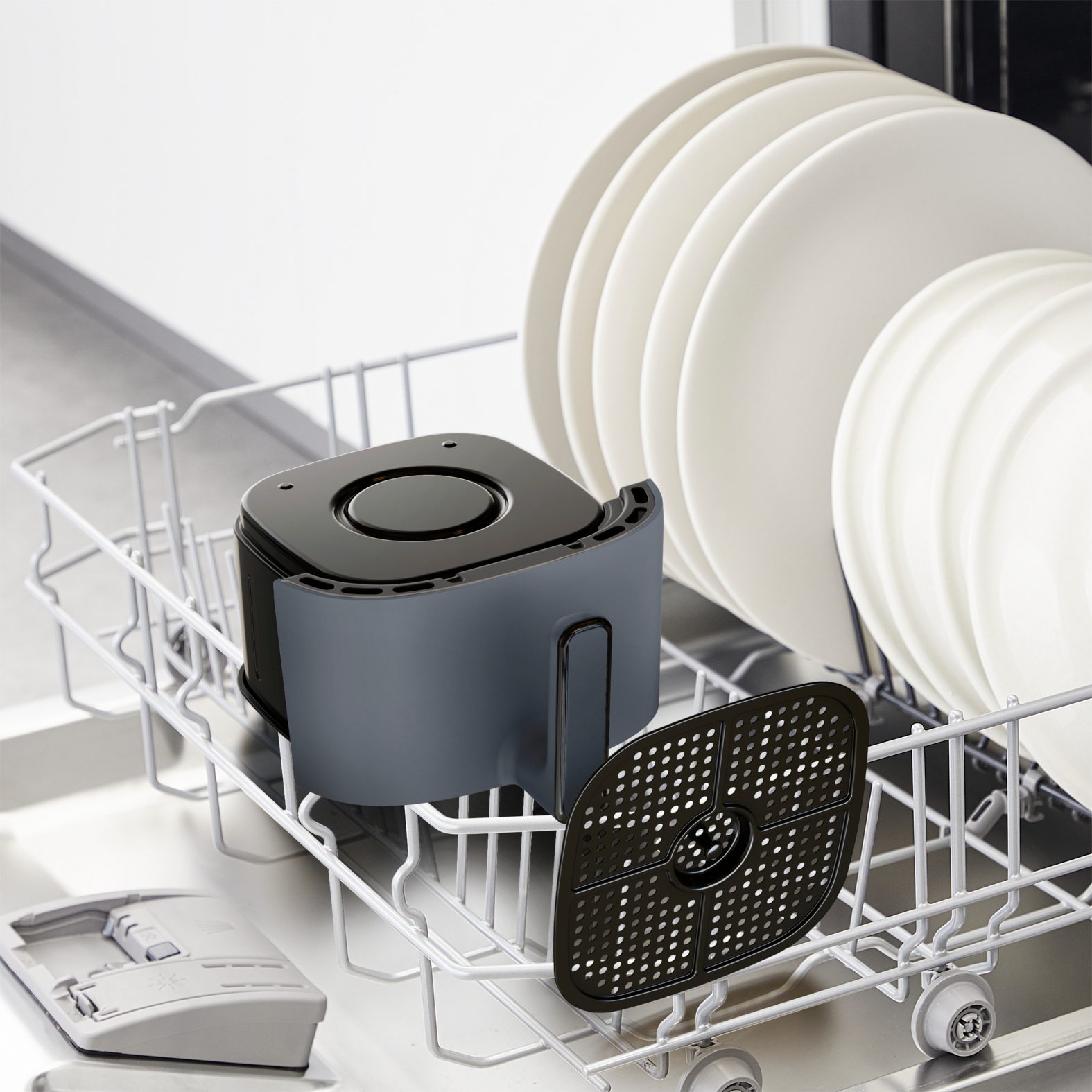 TEFAL EY145B10 Easy Fry Compact 3 literes fekete forrólevegős sütő – 8. kép