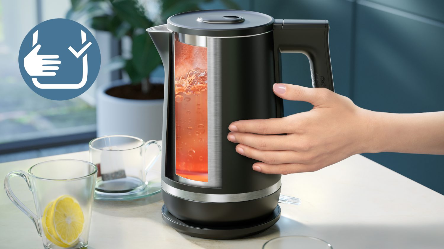PHILIPS 5000 HD9395/90 duplafalú vízforraló, 2200 W, 1,7 l – 3. kép