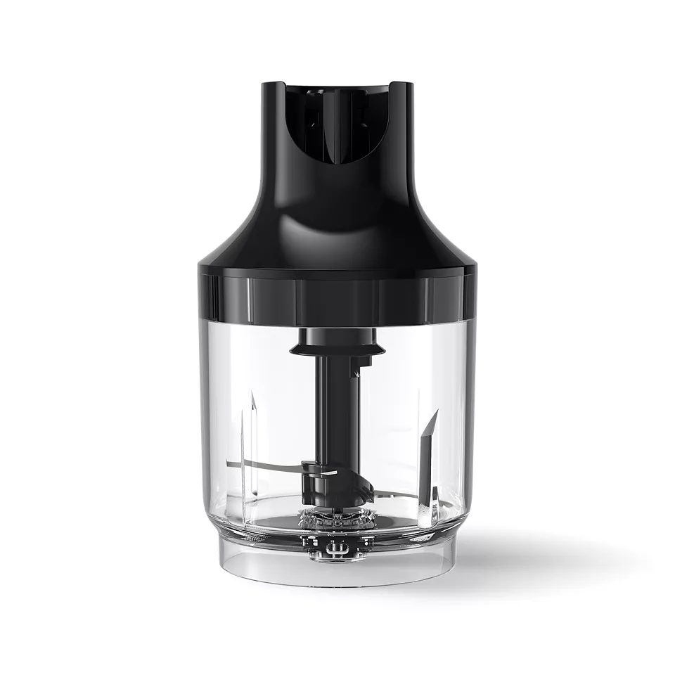 PHILIPS HR2683/00 1200 W-os fekete rúdmixer aprítóval és habverővel – 4. kép