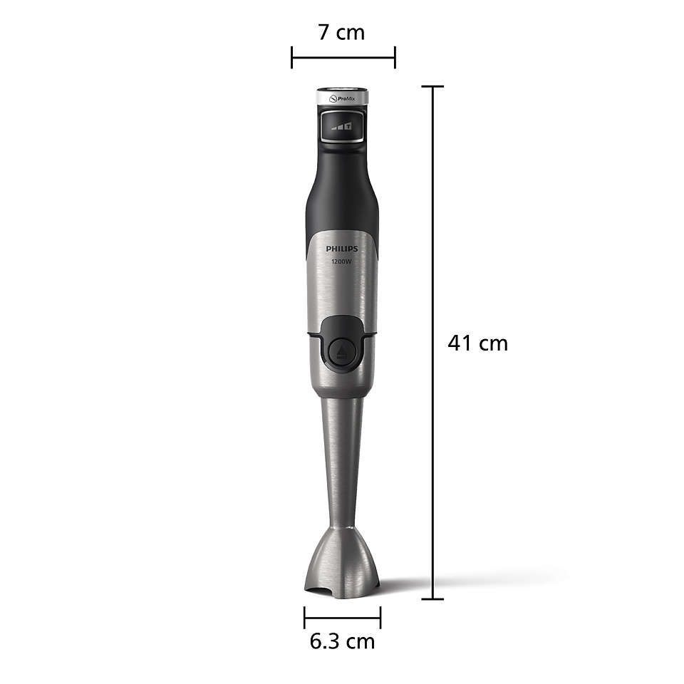 PHILIPS 5000 HR2684/00 1200 W-os rúdmixer spirálvágóval és XL aprítóval, fekete – 5. kép