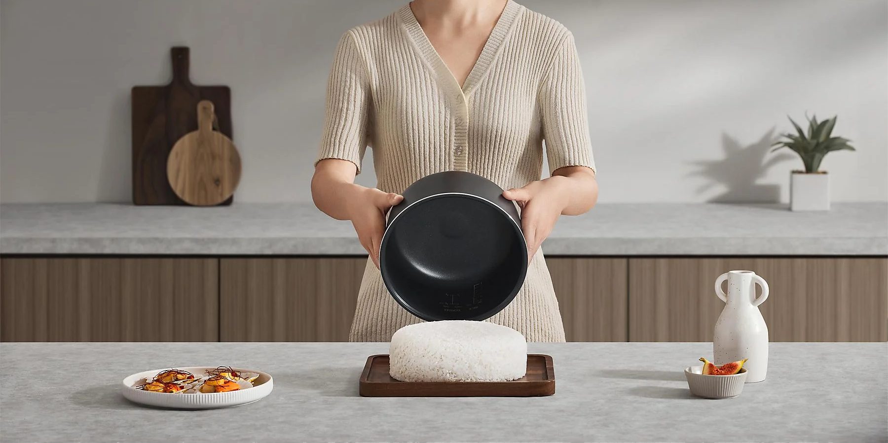 XIAOMI BHR7919EU Smart multifunkciós rizsfőző, 3 l, fehér – 9. kép