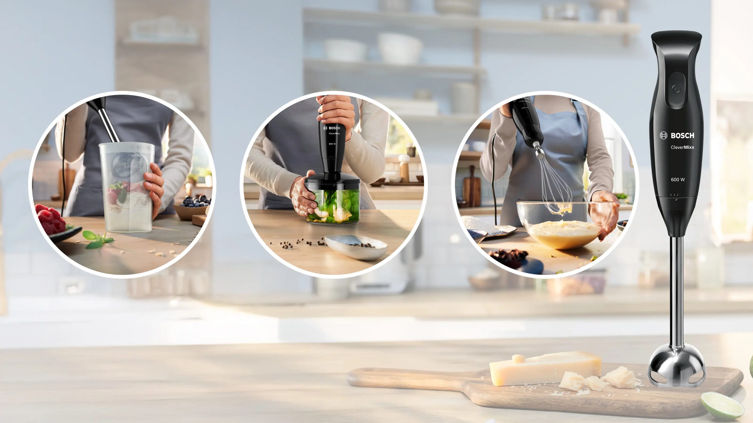 BOSCH MSM2650B botmixer szett aprítóval és habverővel – 9. kép