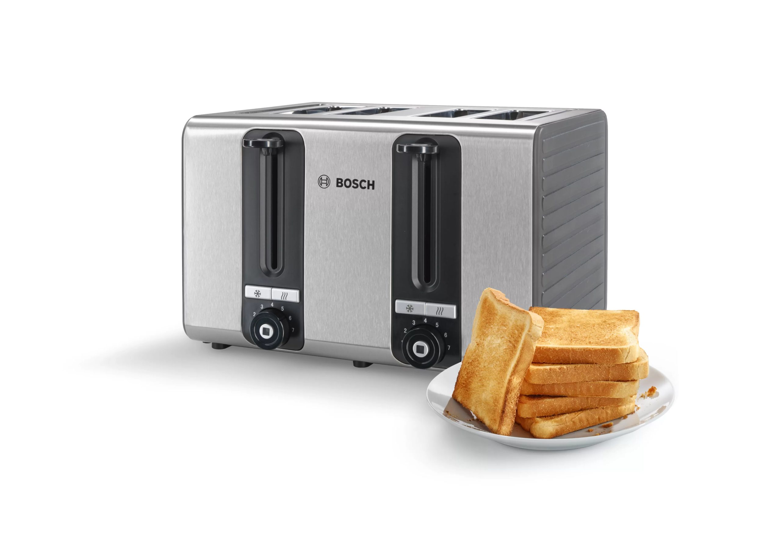 BOSCH TAT7S45 kenyérpirító, 1800 W, 4 szeletes, 7 pirítási fokozattal – 3. kép