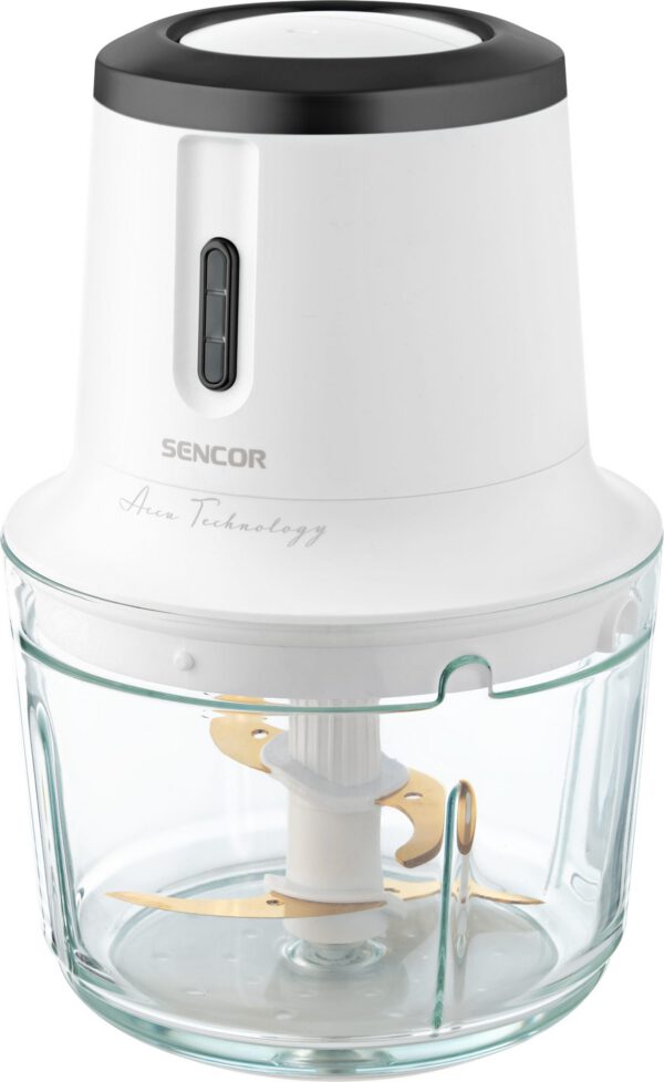 SENCOR SCB 9001GY akkumulátoros aprító 500 ml-es üvegedénnyel