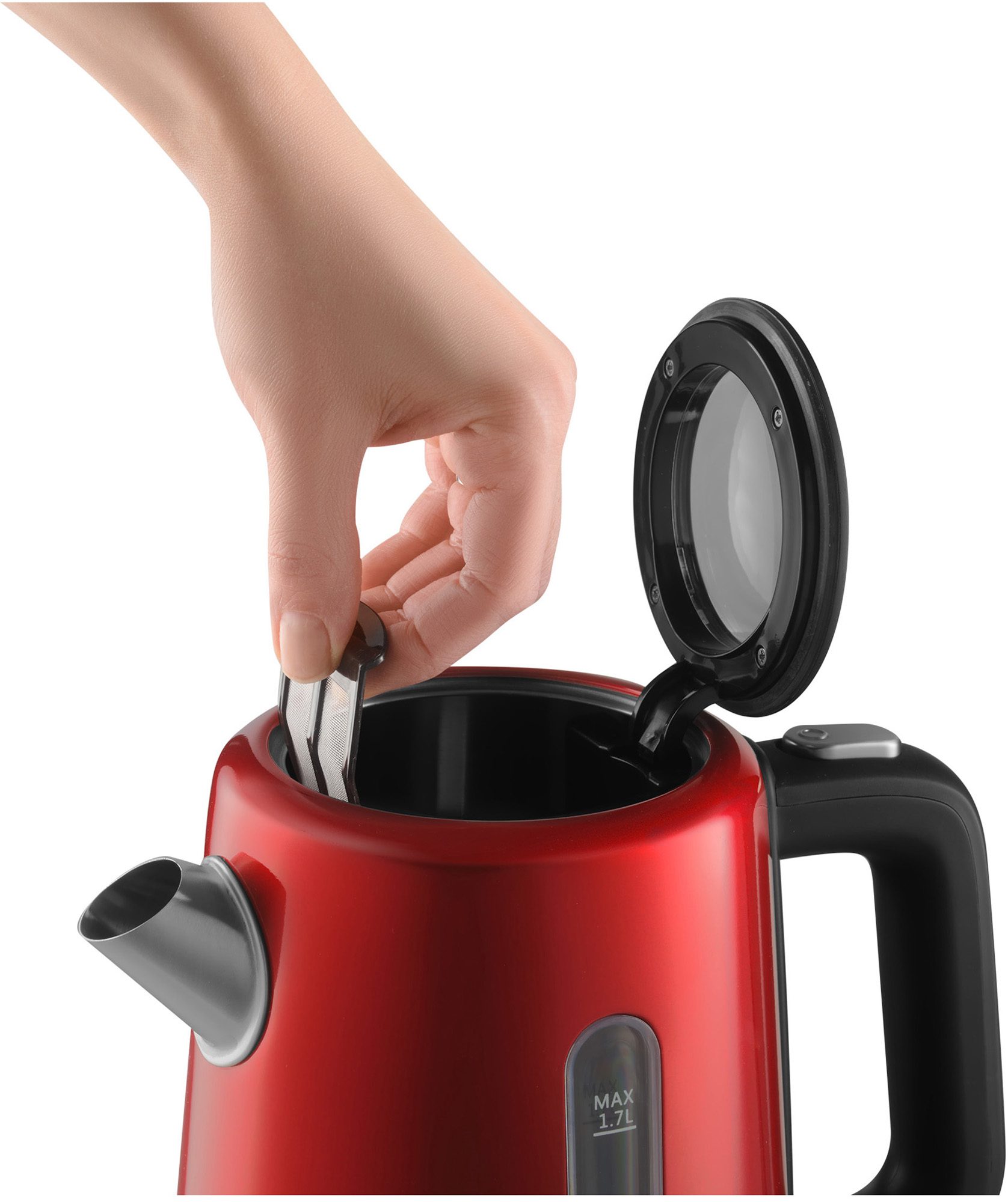 SENCOR SWK 1751RD piros rozsdamentes acél vízforraló, 1,7 l – 7. kép