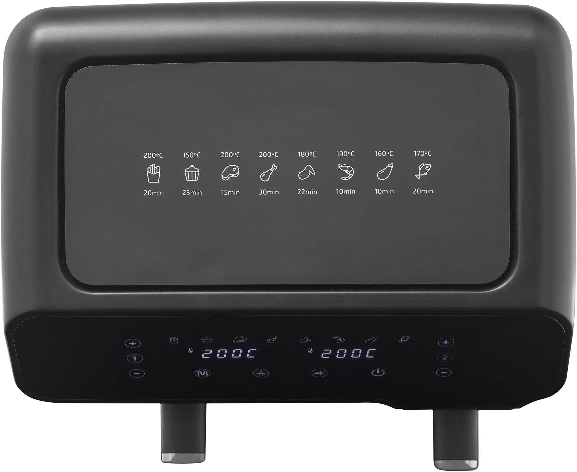 ZELMER ZAF9000 kétkosaras forrólevegős sütő, 9 l, 2700 W – 4. kép