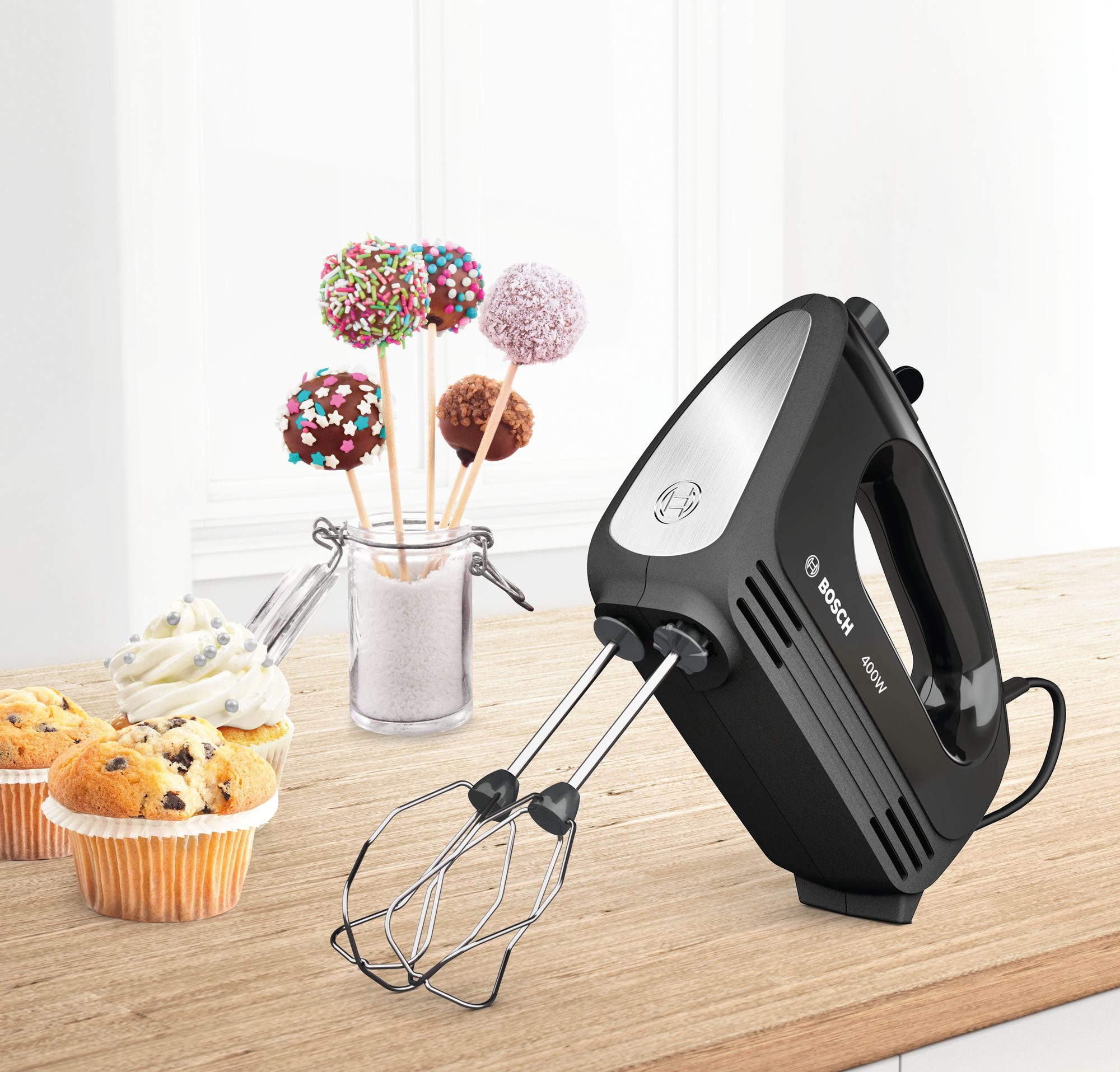 BOSCH MFQ2420B fekete kézi mixer 400 W teljesítménnyel – 5. kép