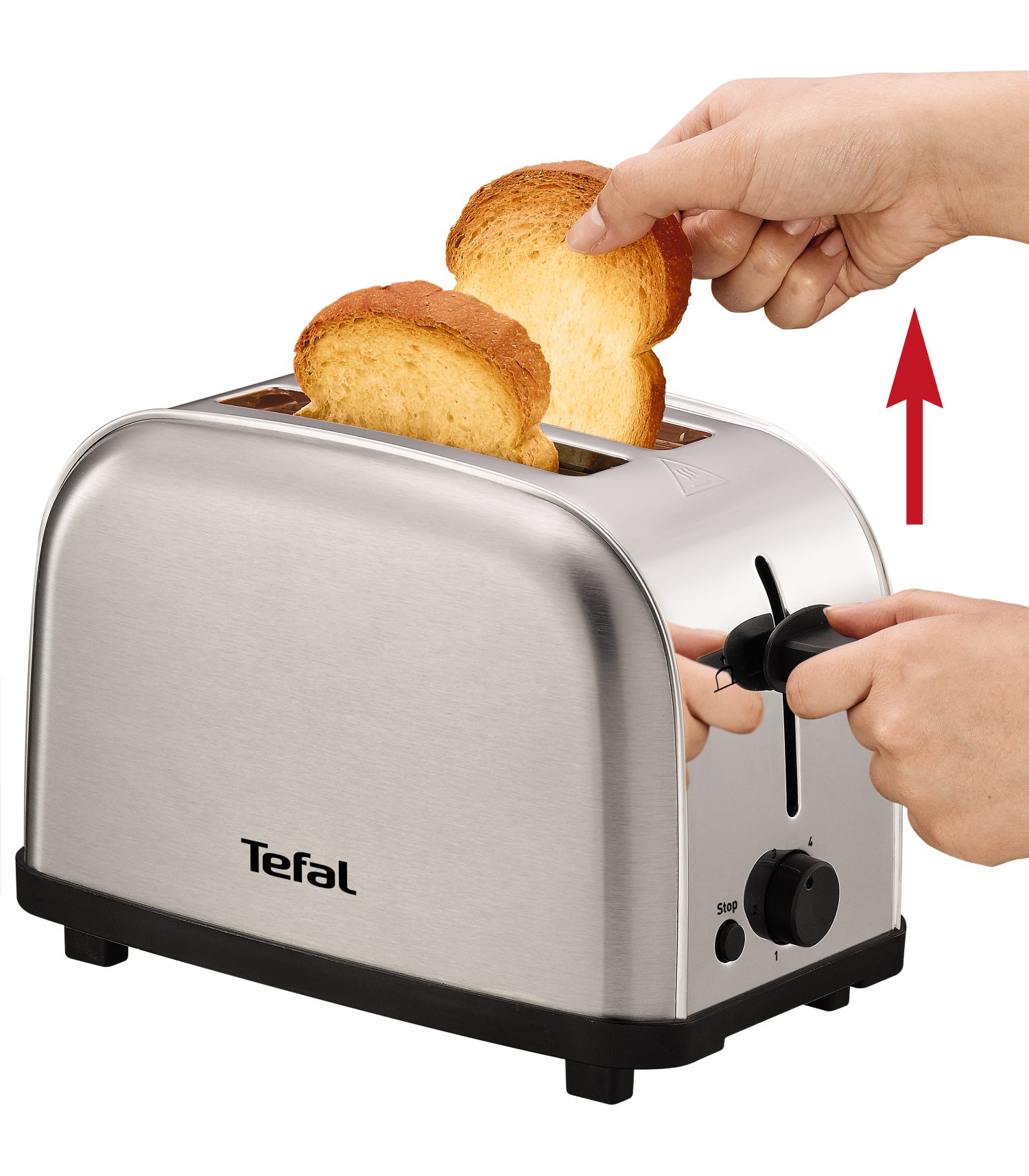 TEFAL TT330D30 Ultra Mini kenyérpirító inox kivitelben, 700 W – 3. kép