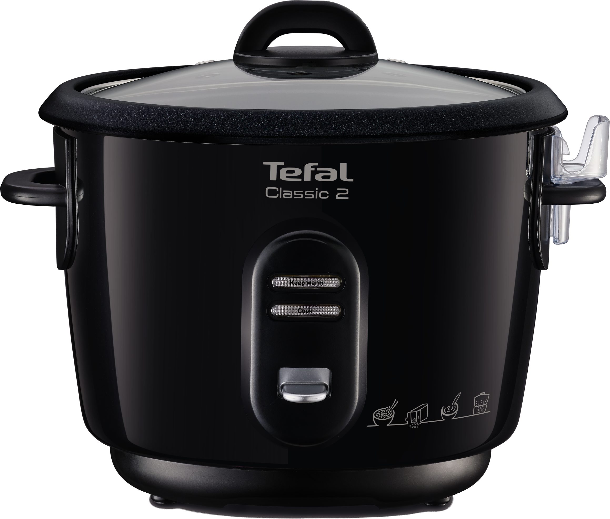TEFAL RK102811 Classic 3 literes fekete rizsfőző – 2. kép