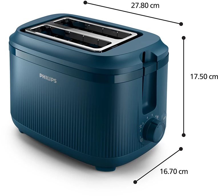 PHILIPS HD2511/70 kék kenyérpirító 2 nyílással, 900 W – 2. kép