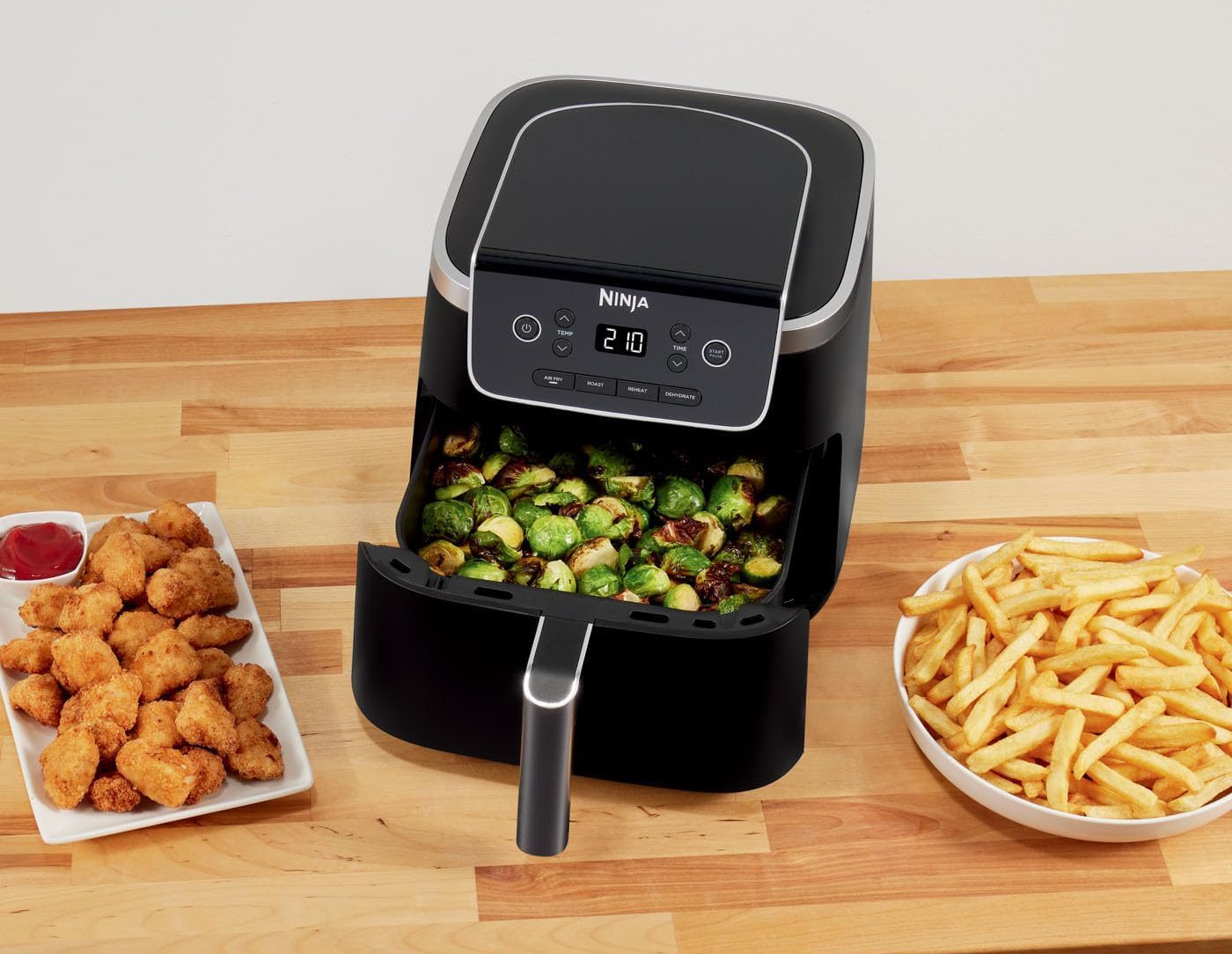 NINJA AF140EU Airfryer Pro 4,7 literes forrólevegős sütő – 4. kép