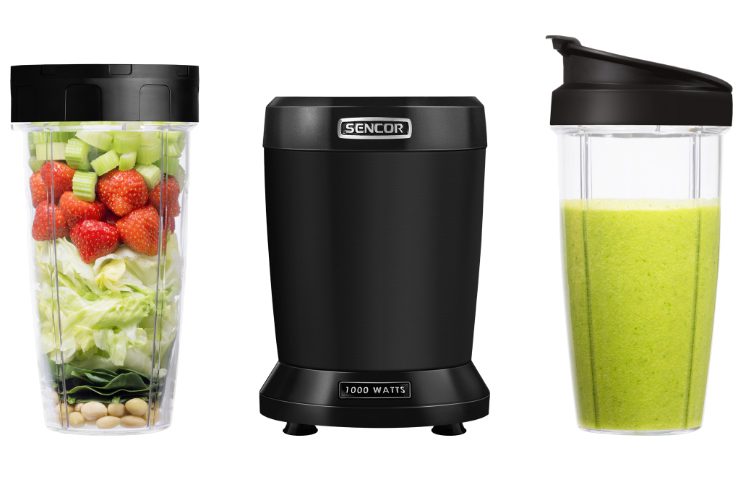 SENCOR SNB 4303BK Nutri turmixgép két Tritan palackkal – 2. kép