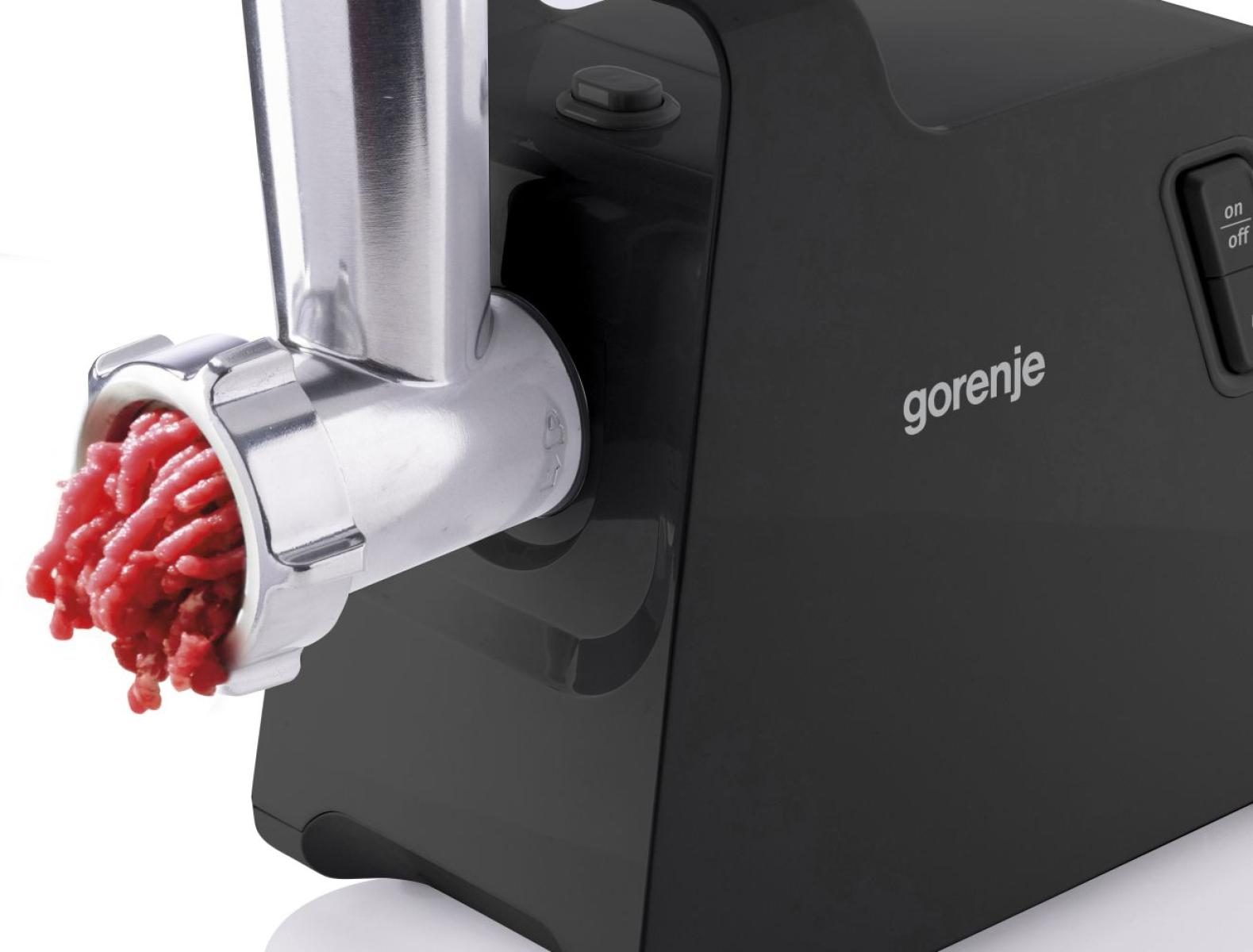 GORENJE MG2001SB húsdaráló hurkatöltő és szeletelő tartozékokkal – 7. kép