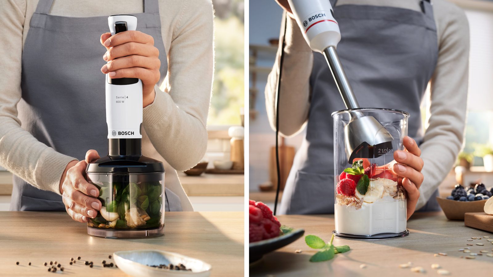 BOSCH MSM4W220 ErgoMaster Serie4 botmixer aprítóval, 600 W – 4. kép