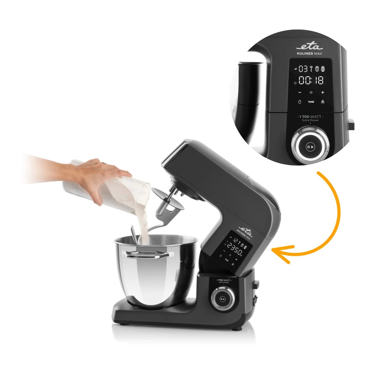 ETA 203890010 Kuliner II Max multifunkciós konyhai robotgép 1700 W teljesítménnyel – 4. kép