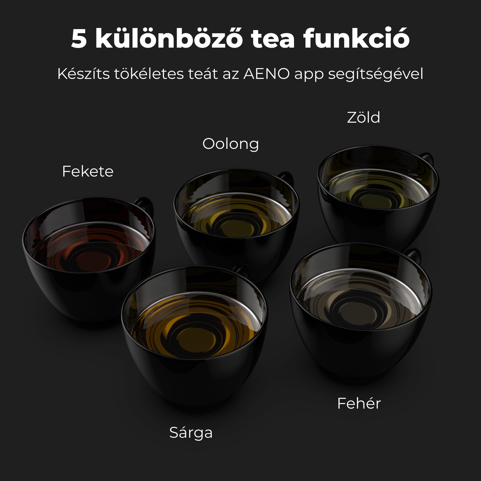 AENO AEK0001S intelligens, hőfokszabályozós elektromos vízforraló – 6. kép