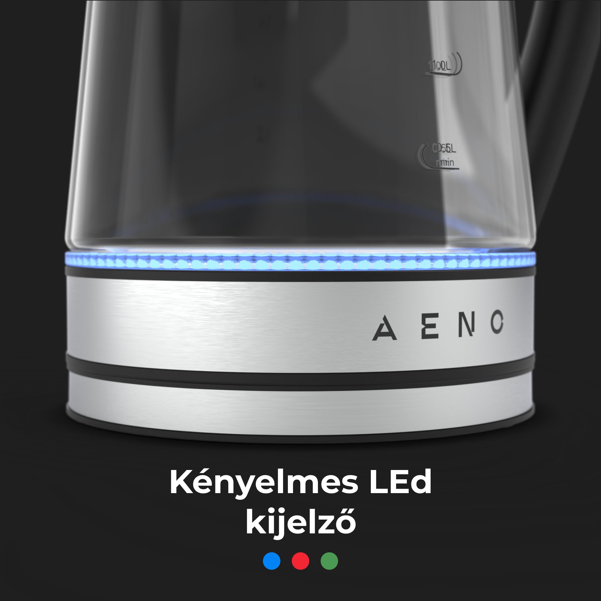 AENO AEK0001S intelligens, hőfokszabályozós elektromos vízforraló – 13. kép