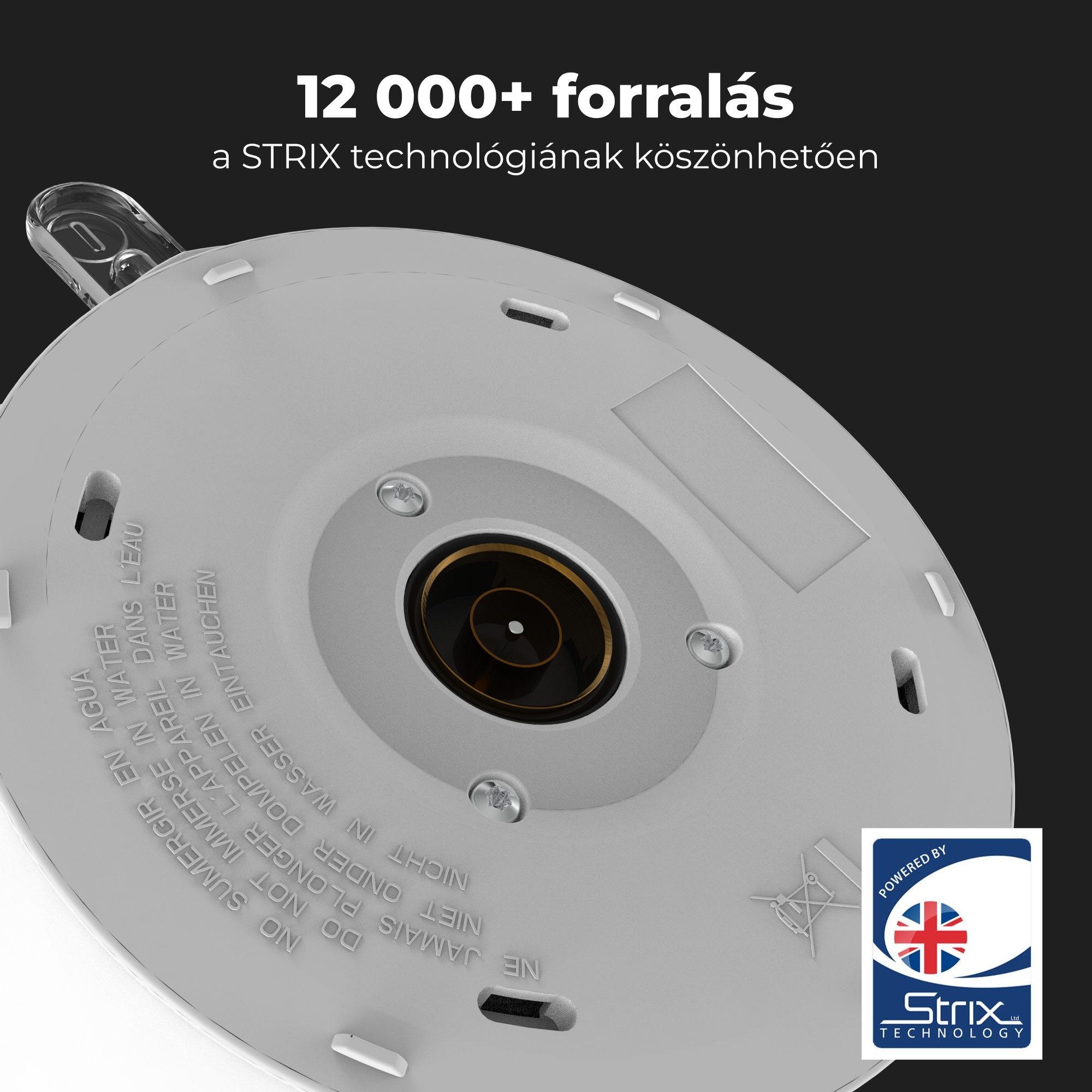 AENO AEK0002 duplafalú elektromos vízforraló, 2 l, 2200 W – 6. kép