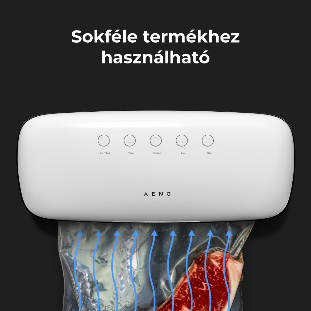 AENO AVS0002 vákuumfóliázó száraz, nedves és impulzus üzemmóddal – 4. kép