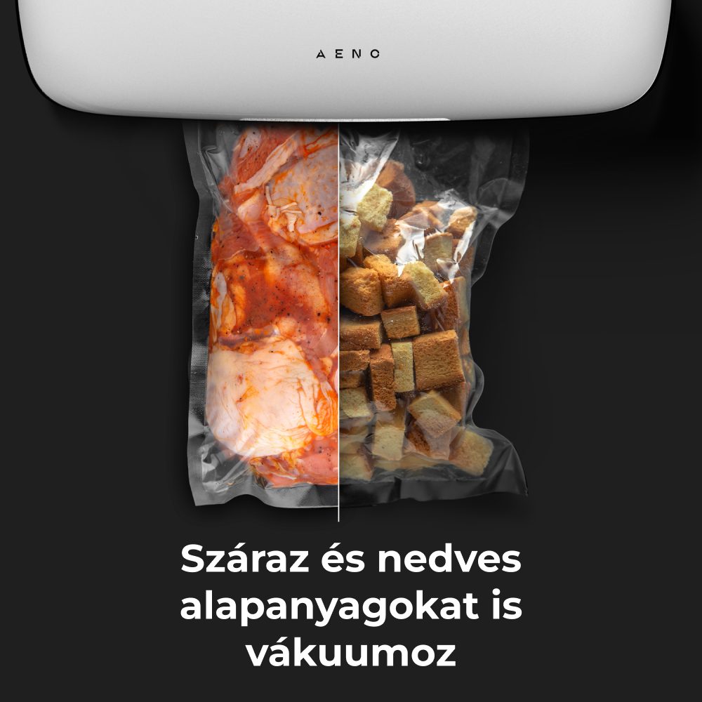 AENO AVS0002 vákuumfóliázó száraz, nedves és impulzus üzemmóddal – 8. kép
