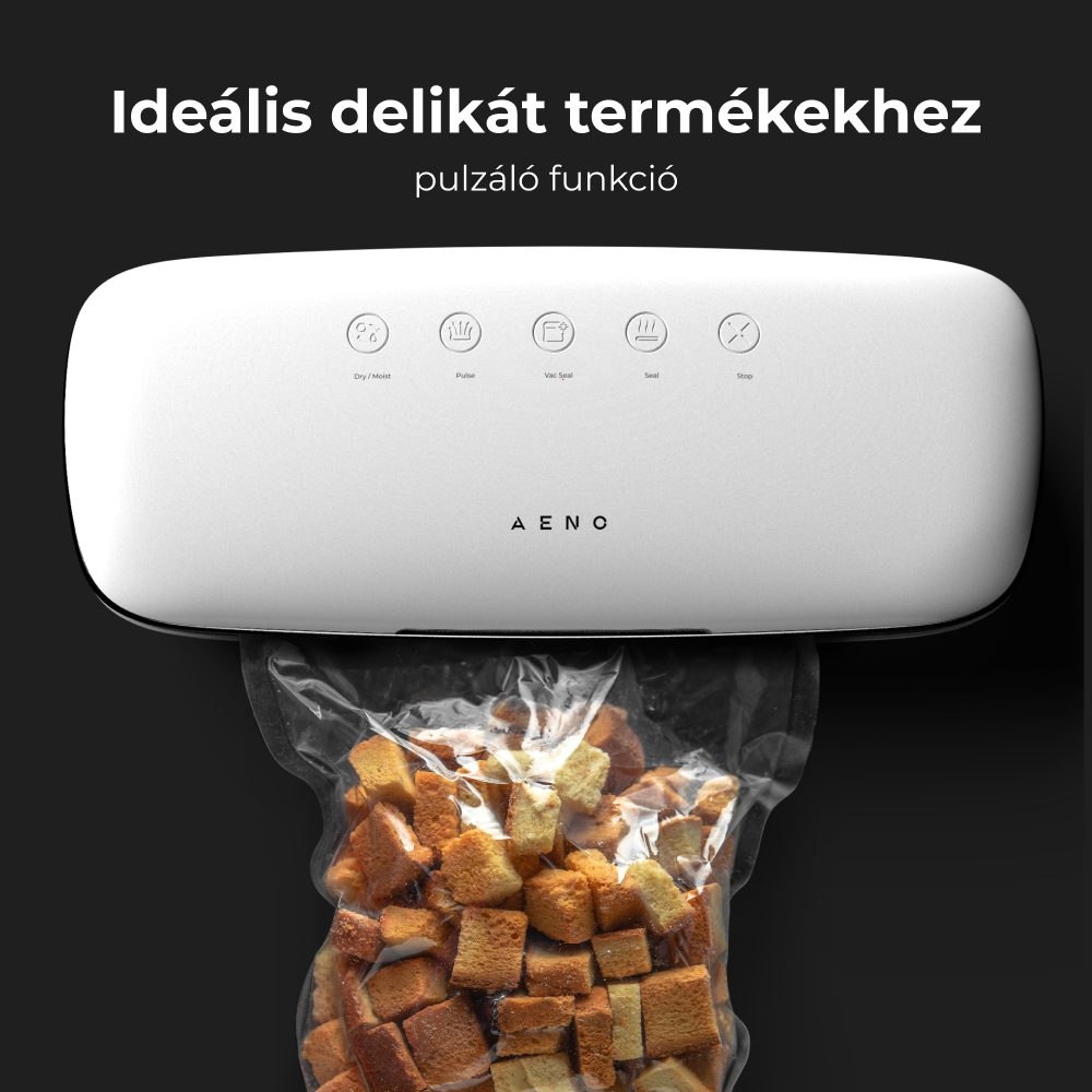 AENO AVS0002 vákuumfóliázó száraz, nedves és impulzus üzemmóddal – 9. kép