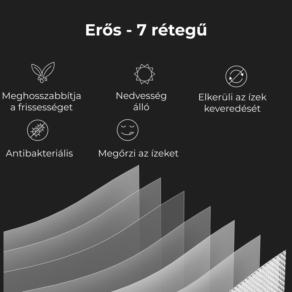 AENO AVSB20x30 vákuumfólia tasak, 20 × 30 cm, 50 db – 6. kép