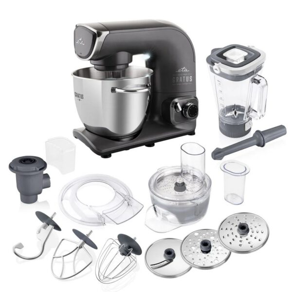ETA 102890030 Gratus Evo fekete konyhai robotgép 1500 W teljesítménnyel