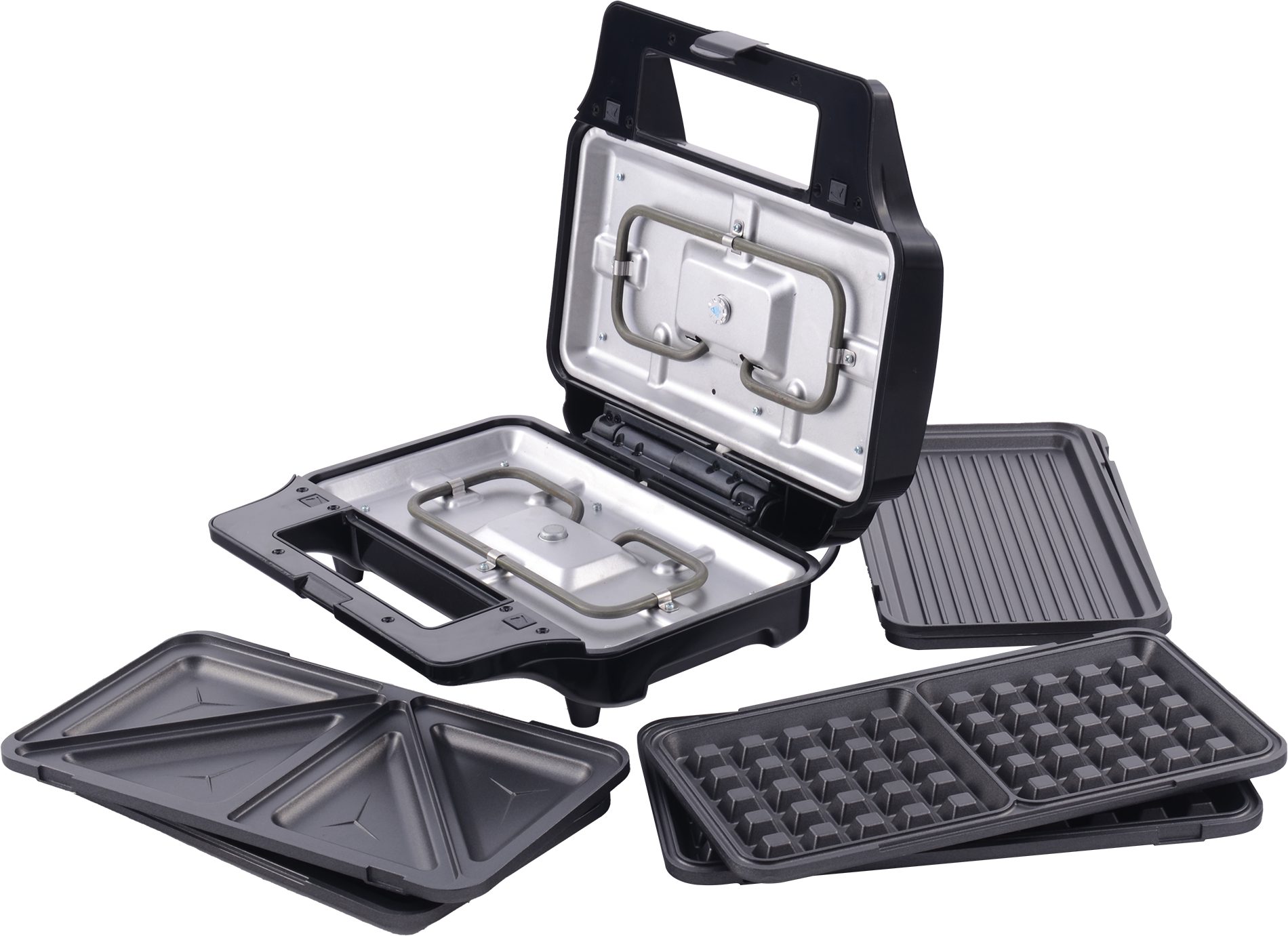 TESLA MG201BX grillsütő cserélhető szendvics-, gofri- és grilllapokkal, 900 W – 5. kép