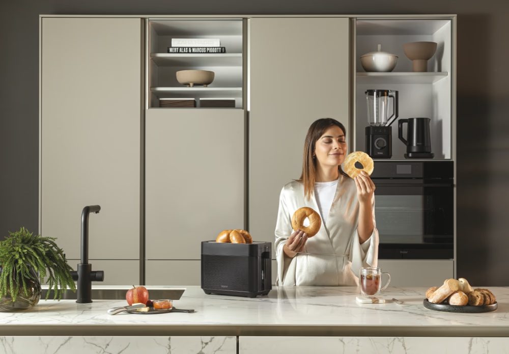 HAIER HTO5A3 011 fekete kenyérpirító 4 szelethez, 7 pirítási fokozattal – 6. kép