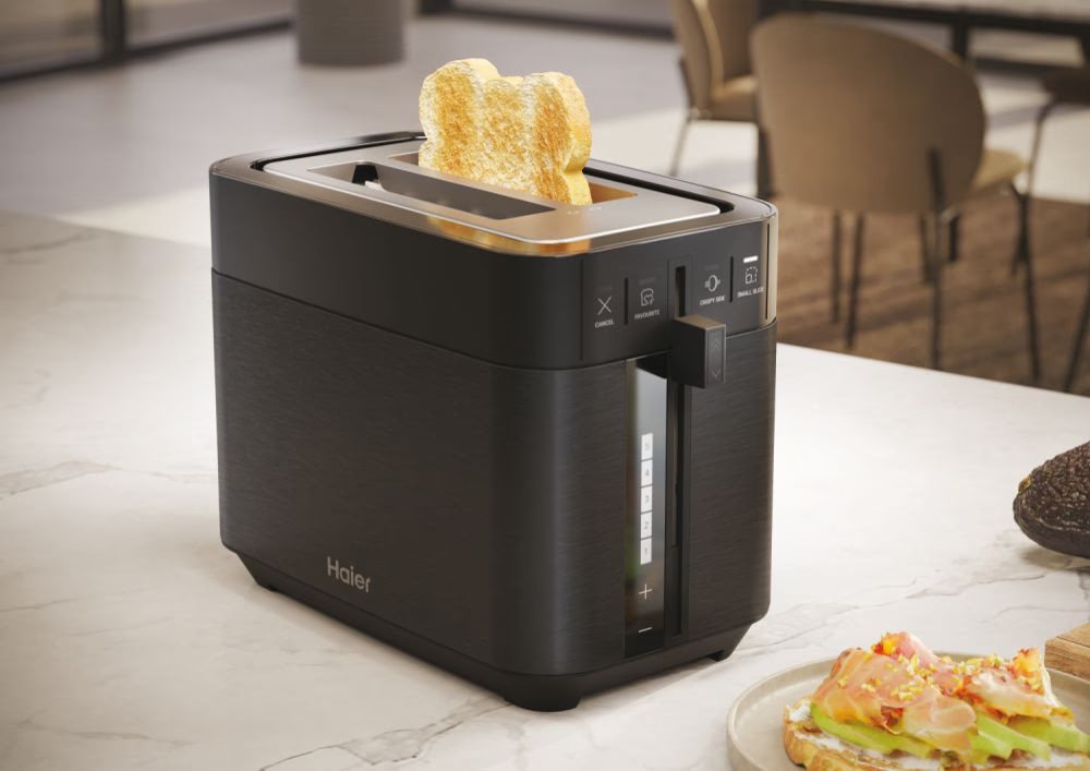 HAIER HTO5A3 011 fekete kenyérpirító 4 szelethez, 7 pirítási fokozattal – 7. kép