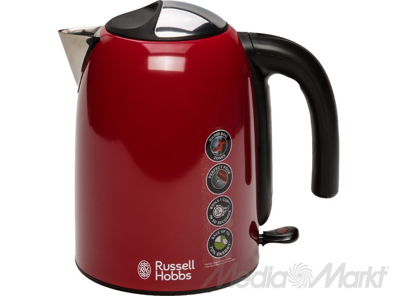 RUSSELL HOBBS 20412-70/RH Colours Plus+ vízforraló piros kivitelben – 2. kép