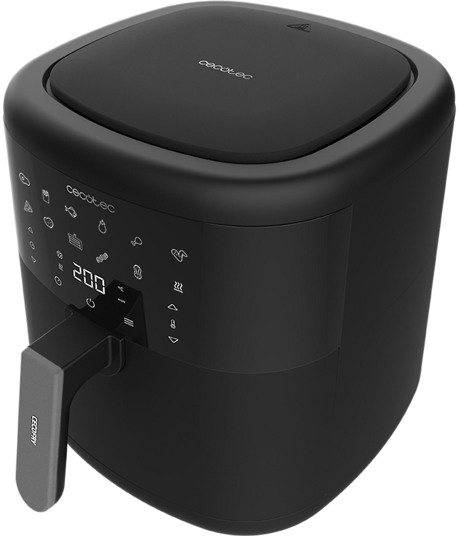 CECOTEC 4992 Cecofry Bombastik 6000 forrólevegős sütő 6 literes kosárral – 2. kép
