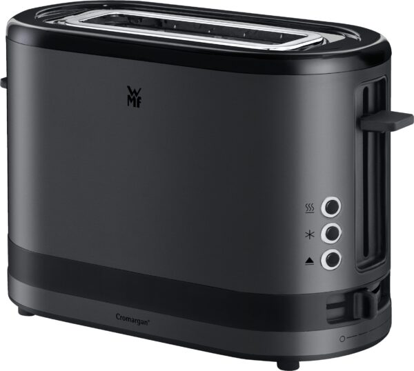 WMF KITCHENminis® egynyílásos fekete kenyérpirító, 600 W