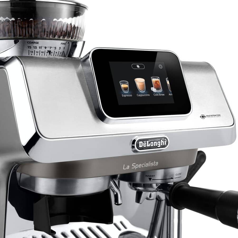 DE-LONGHI La Specialista Touch EC9455.M félautomata presszógép beépített őrlővel, ezüst – 6. kép
