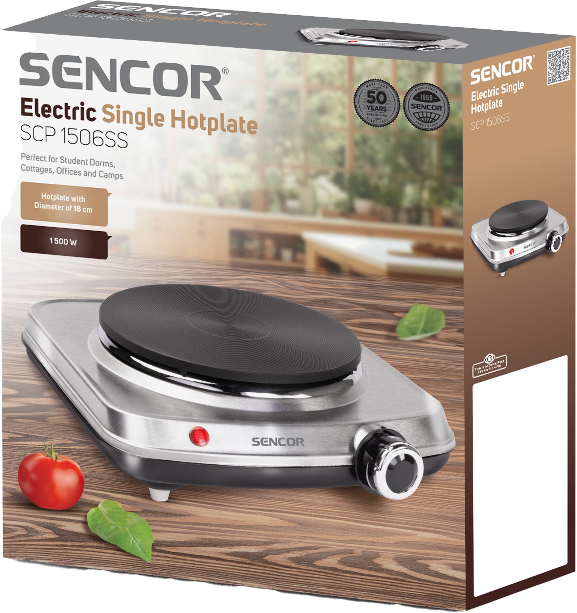 SENCOR SCP 1506SS szabadonálló elektromos főzőlap – 10. kép