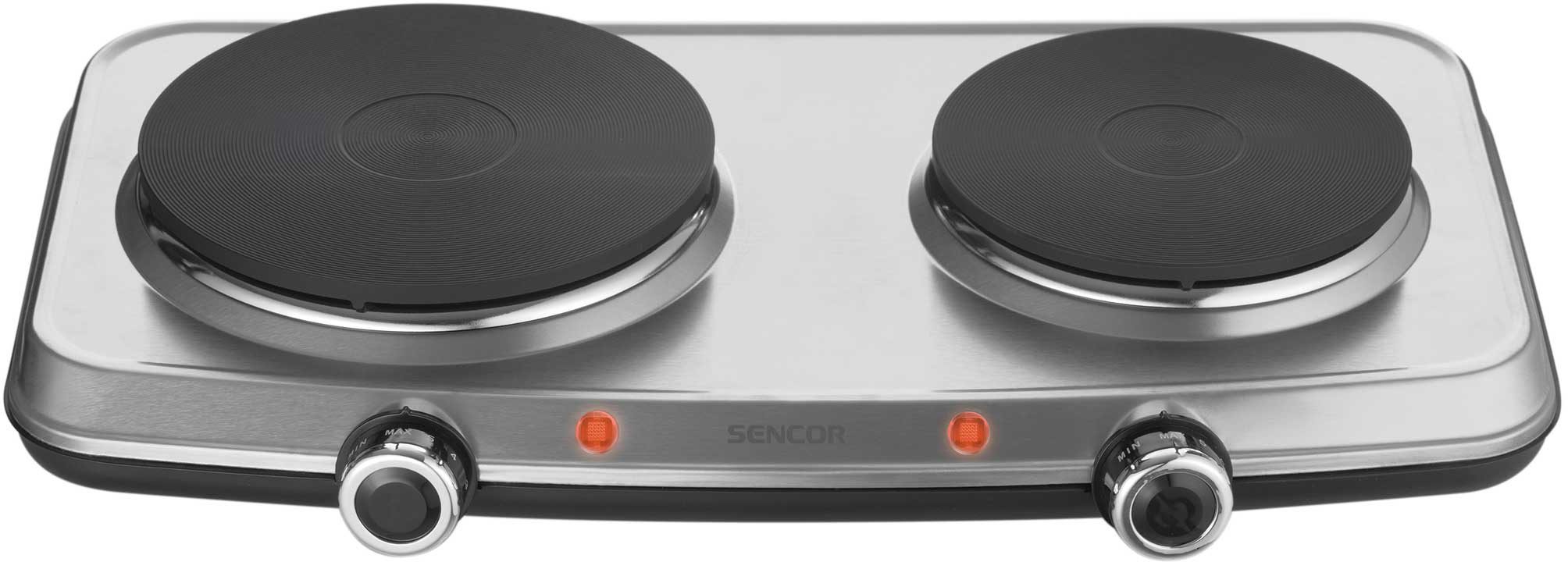 SENCOR SCP 2256SS kétzónás elektromos főzőlap – 2. kép