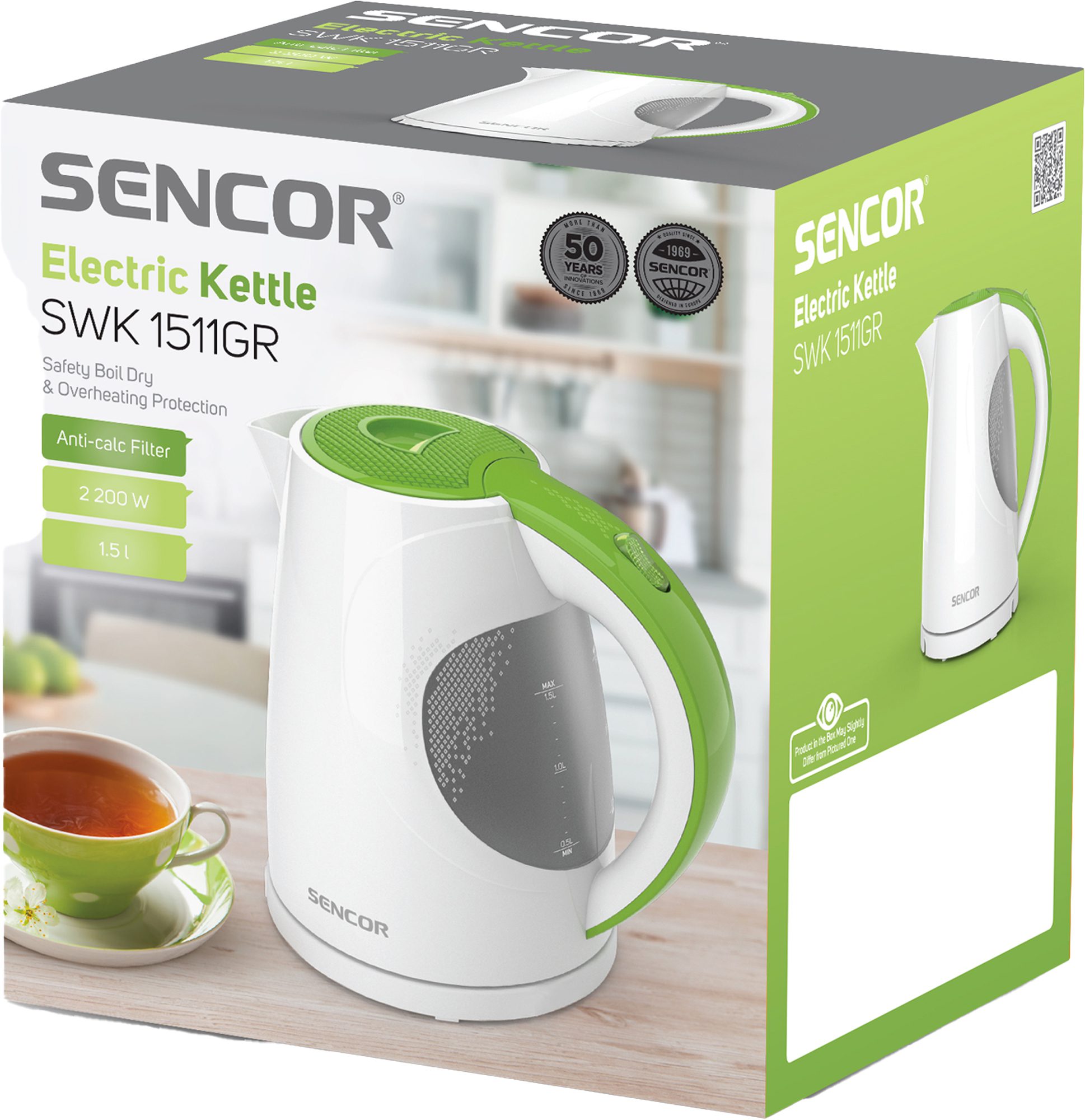 SENCOR SWK 1511GR 1,5 literes vízforraló, 2200 W – 17. kép